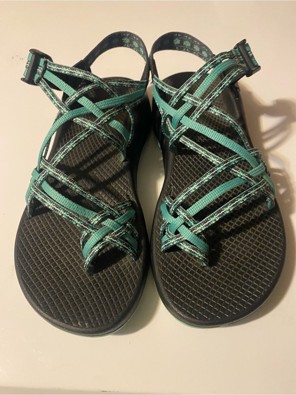 Chaco Women's Teal Strappy Sport Sandals